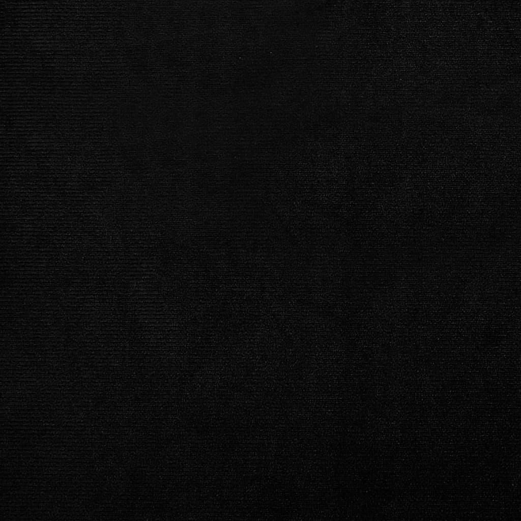 Tub Chair Black Velvet