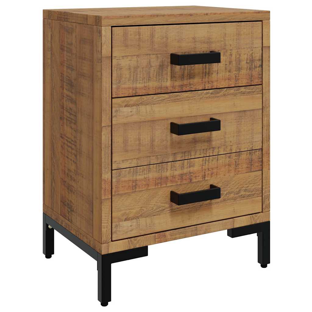 Bedside Cabinets 2 pcs 40x30x55 cm Solid Wood Pine