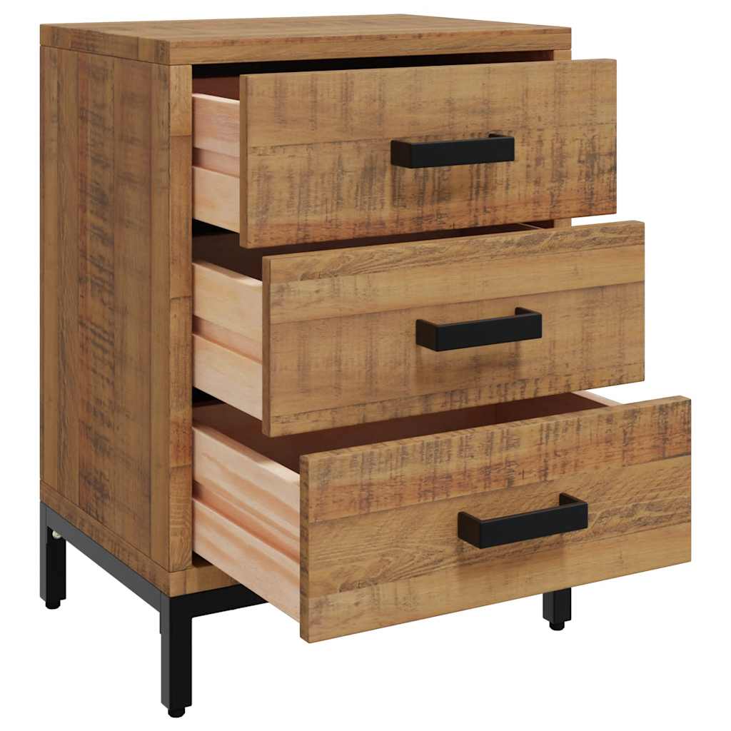 Bedside Cabinets 2 pcs 40x30x55 cm Solid Wood Pine
