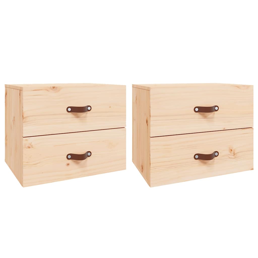 Wall-mounted Bedside Cabinets 2 pcs 50x36x40 cm