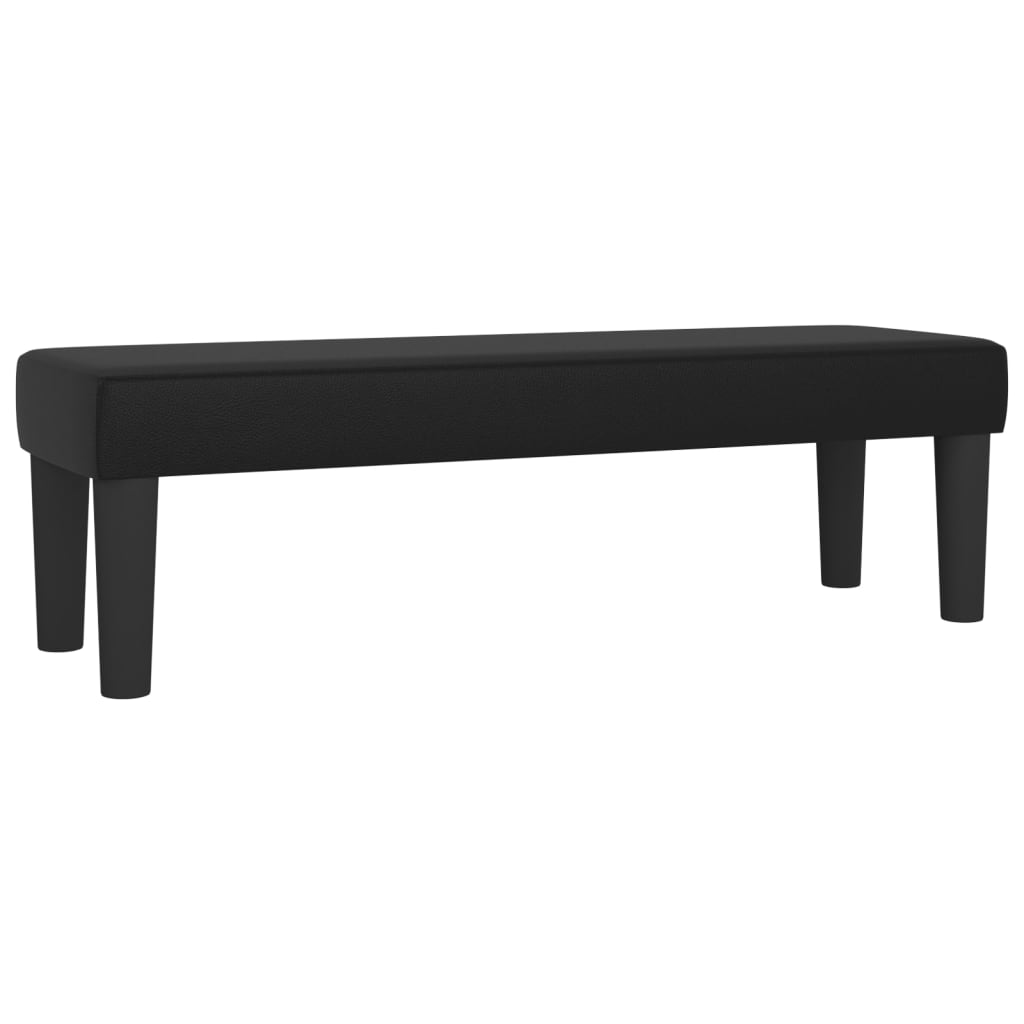 Box Spring Bed with Mattress Black 152x203 cm Queen Faux Leather