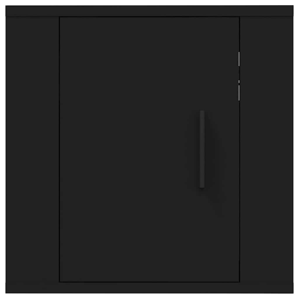 Wall Mounted TV Cabinet Black 40x34.5x40 cm