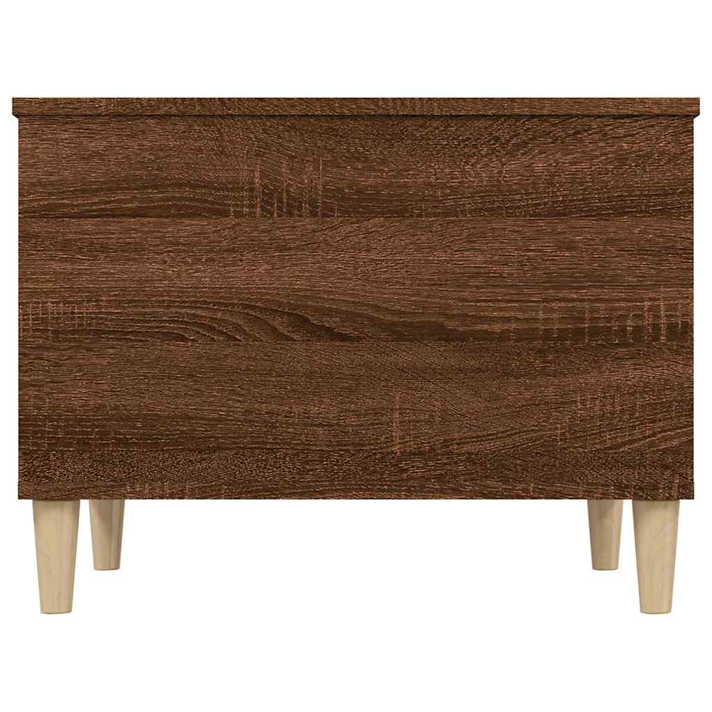 Coffee Table Brown Oak 60x44.5x45 cm Engineered Wood