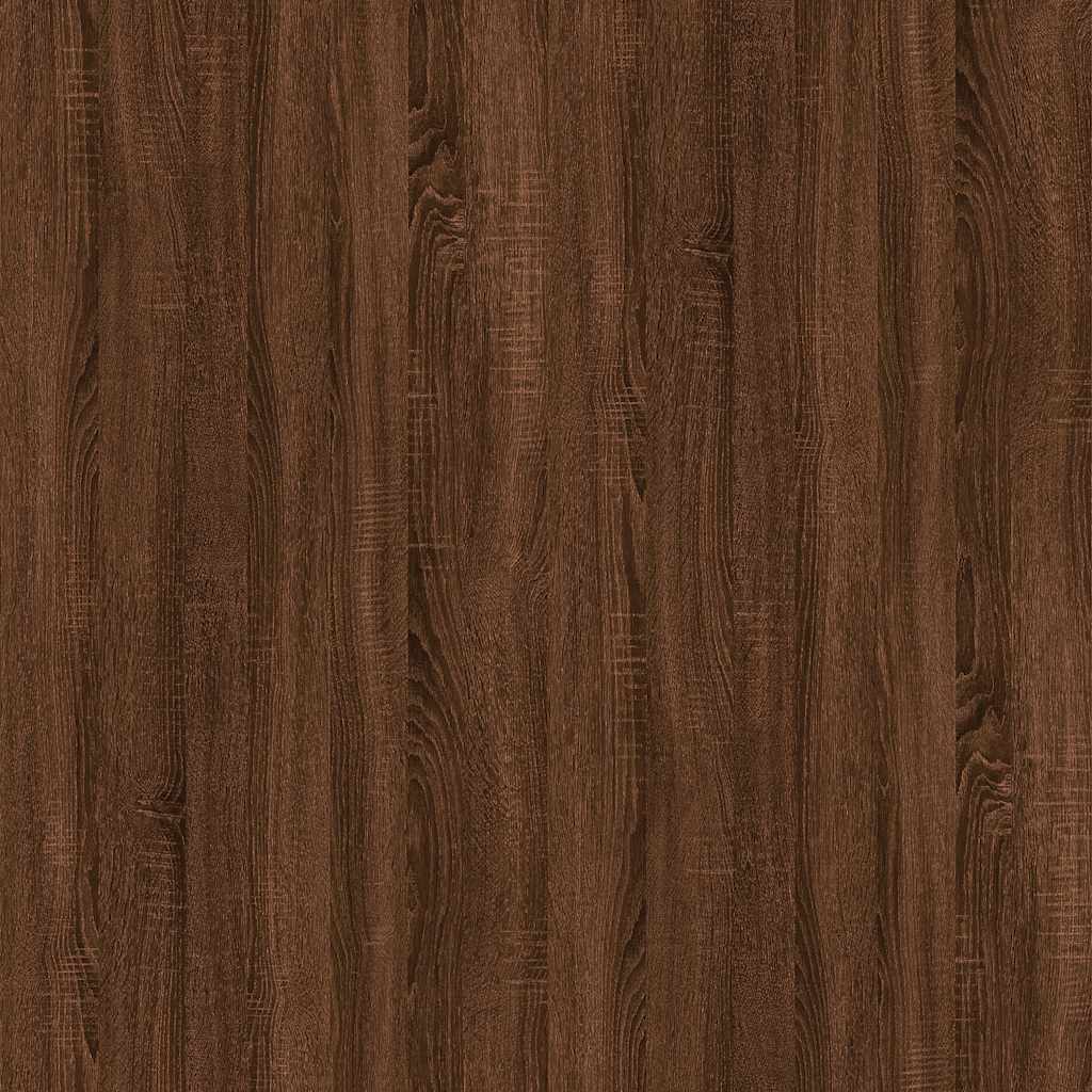 Coffee Table Brown Oak 60x44.5x45 cm Engineered Wood