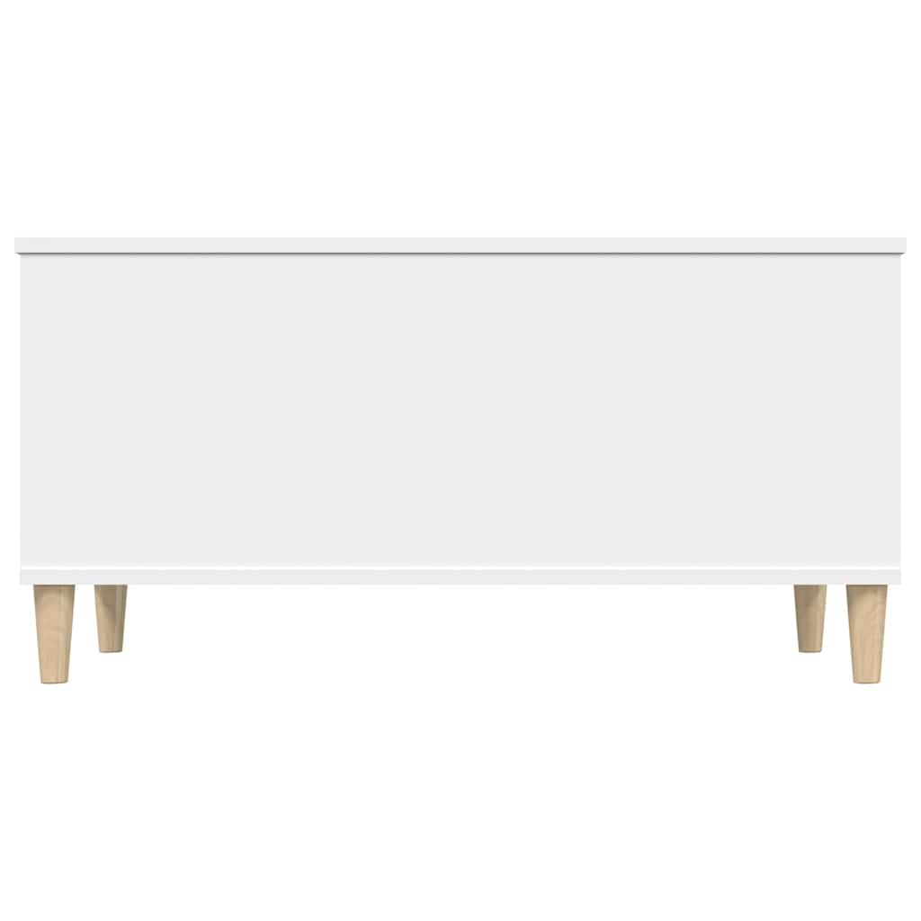 Coffee Table White 90x44.5x45 cm Engineered Wood