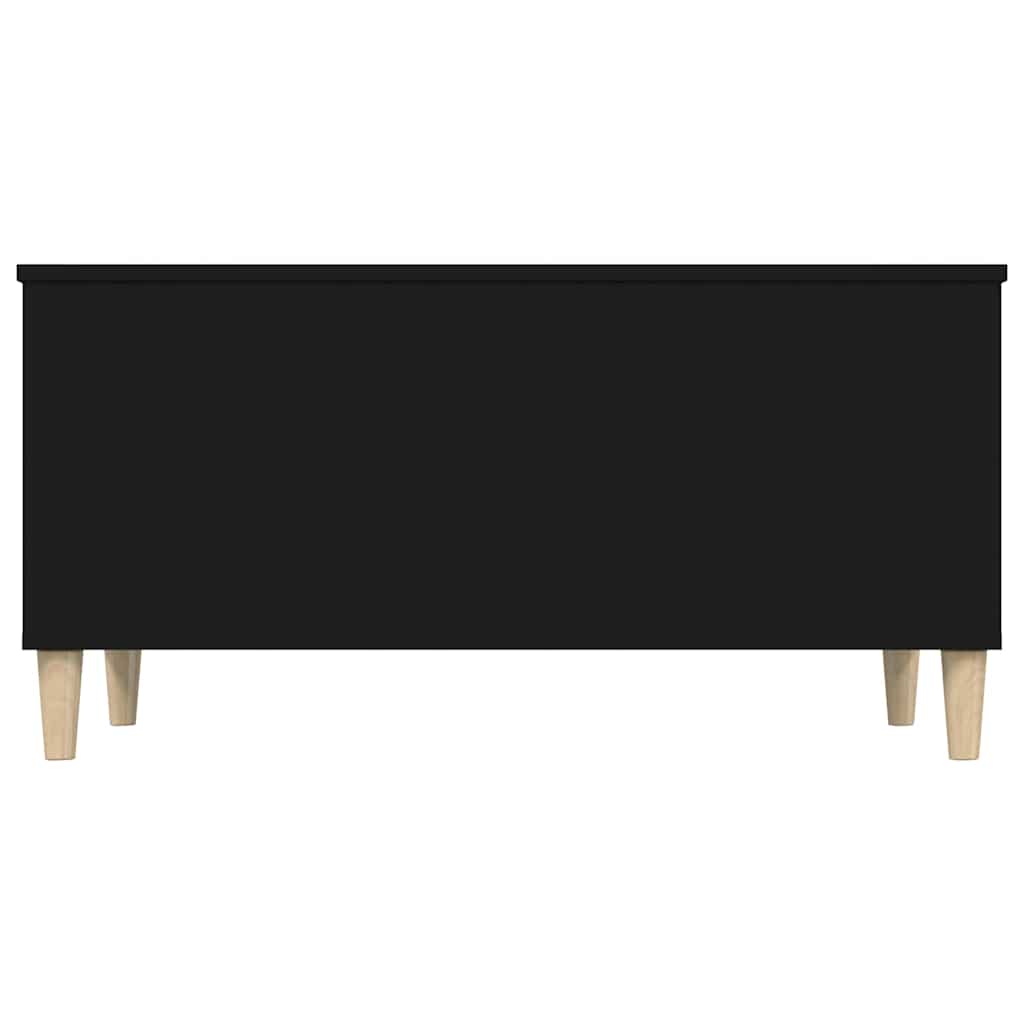 Coffee Table Black 90x44.5x45 cm Engineered Wood