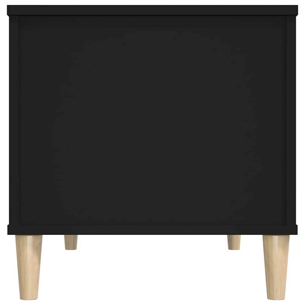 Coffee Table Black 90x44.5x45 cm Engineered Wood