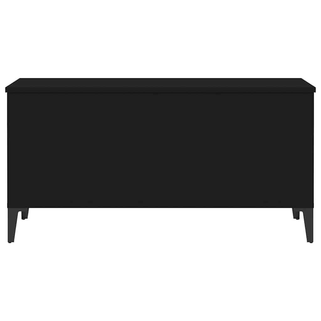 Coffee Table Black 90x44.5x45 cm Engineered Wood