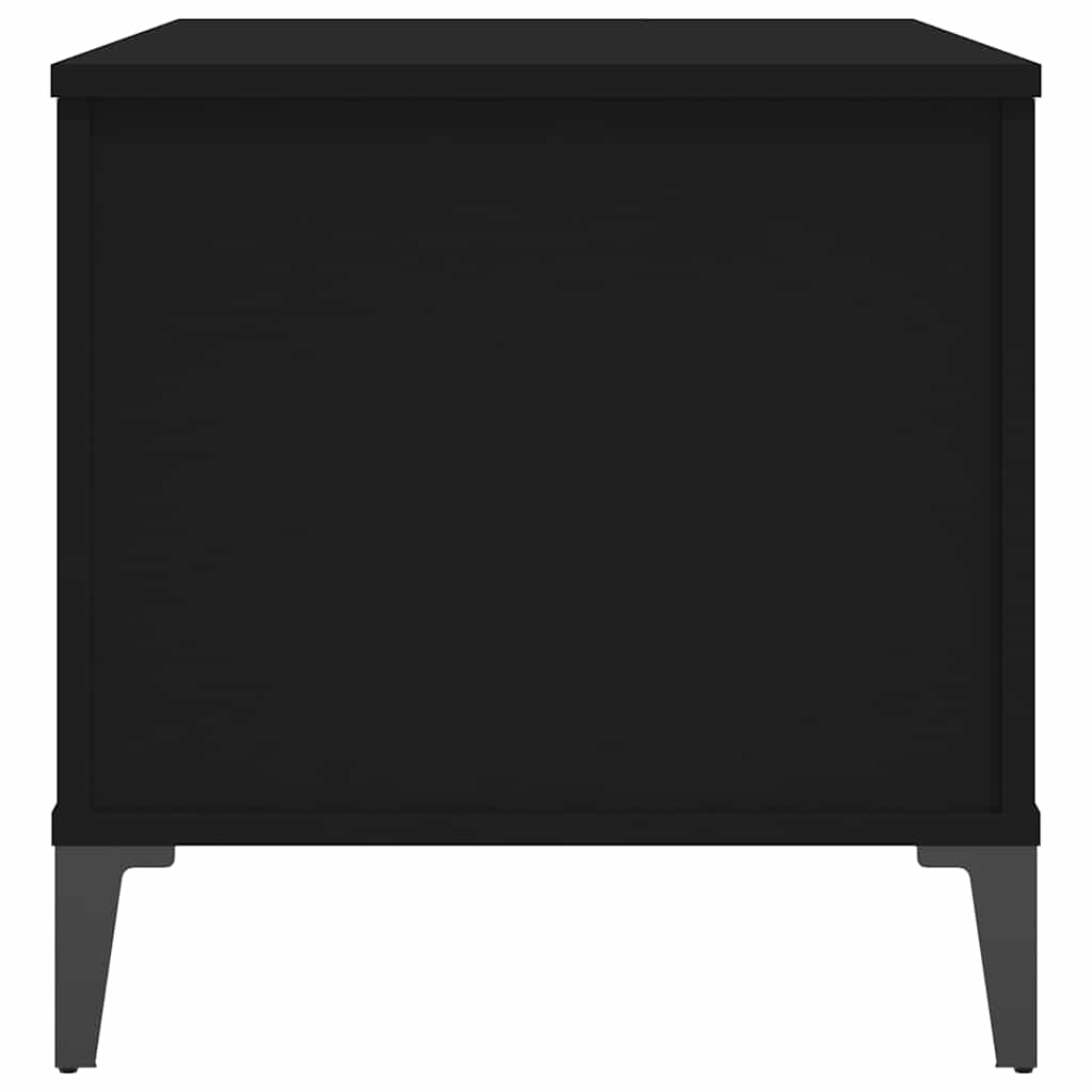 Coffee Table Black 90x44.5x45 cm Engineered Wood