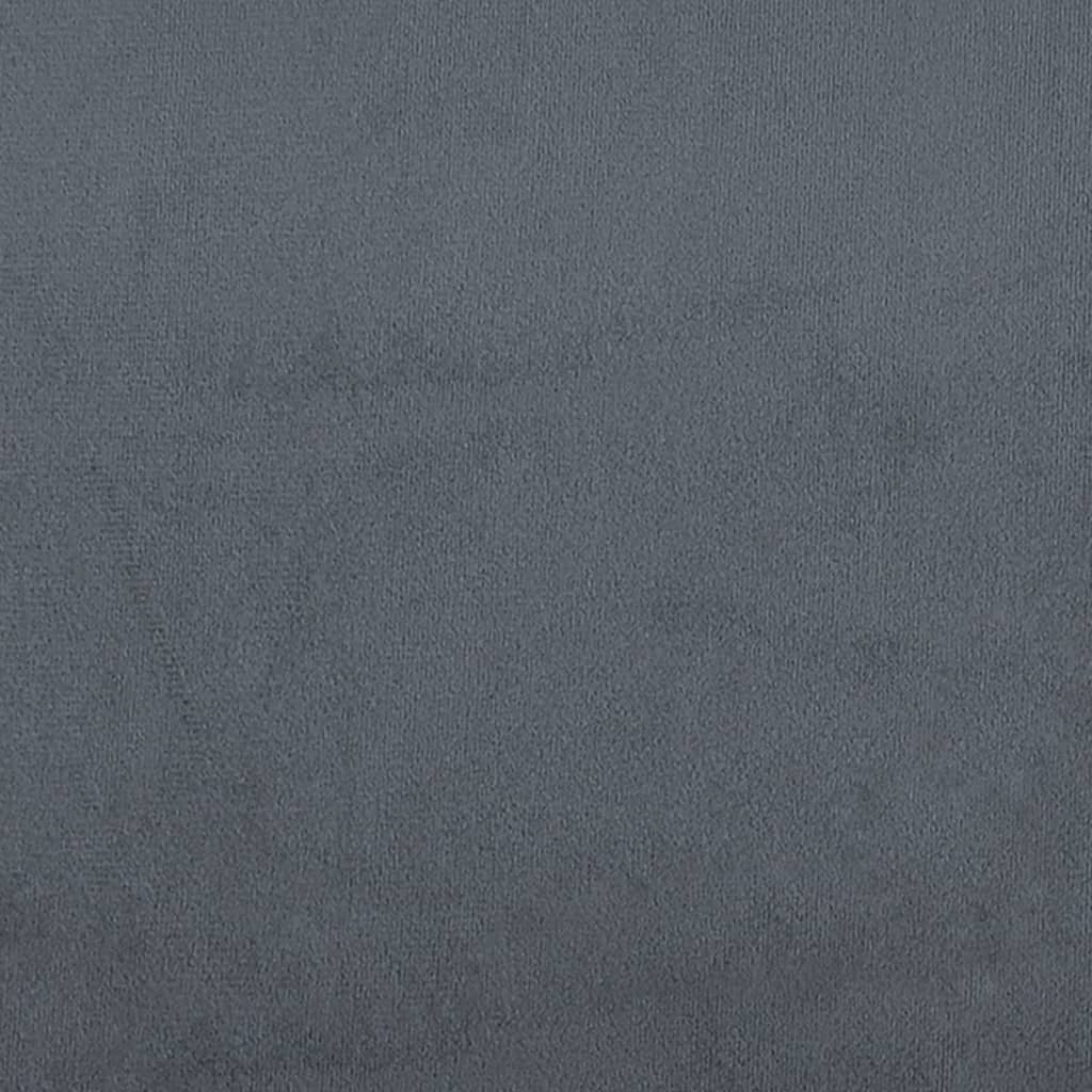 Armchair Dark Grey 62x79x79 cm Velvet