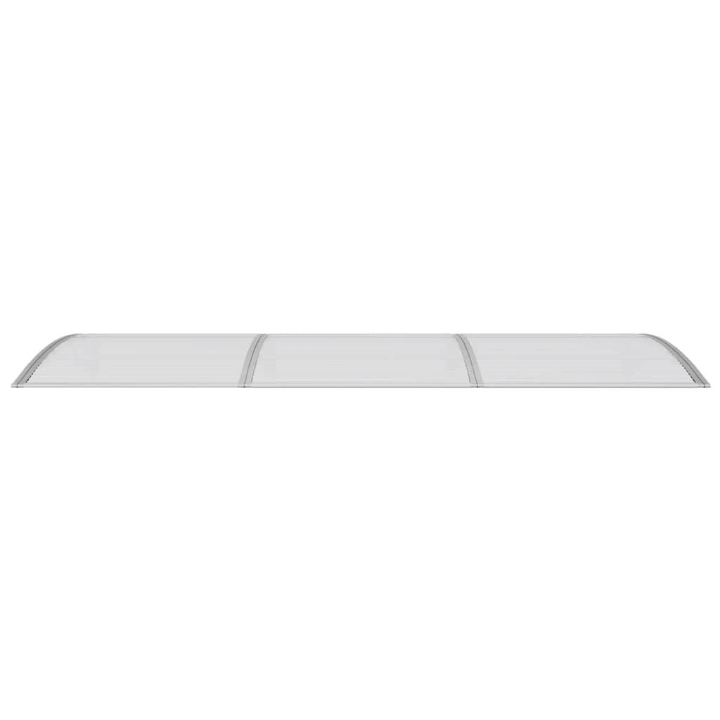 Door Canopy Grey 300x100 cm Polycarbonate