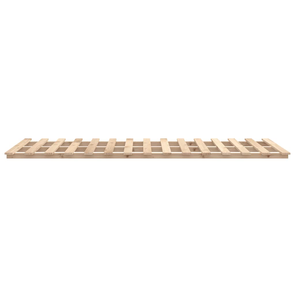 Bed Frame without Mattress 150x200 cm Solid Wood Pine