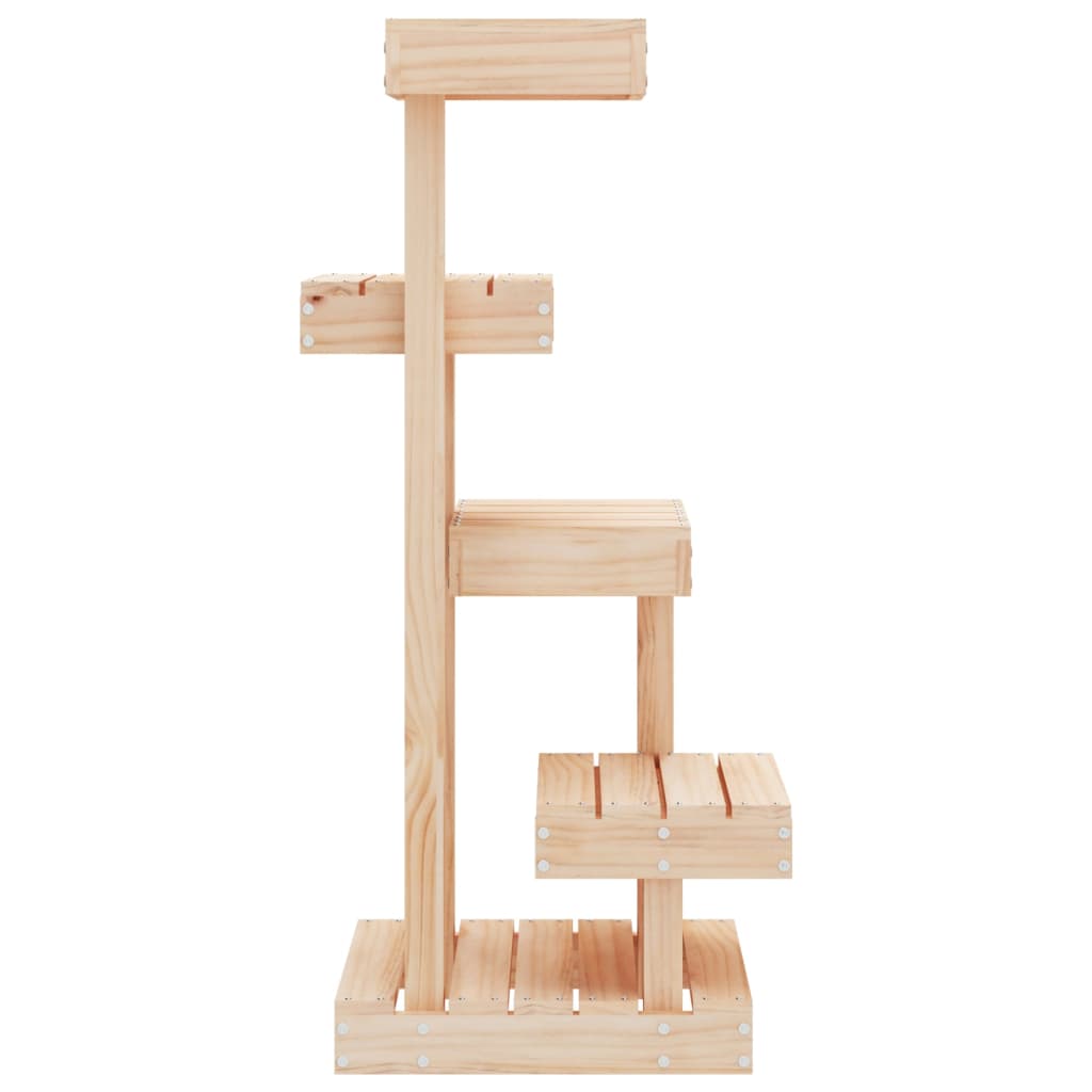 Cat Tree 45,5x49x103 cm Solid Wood Pine
