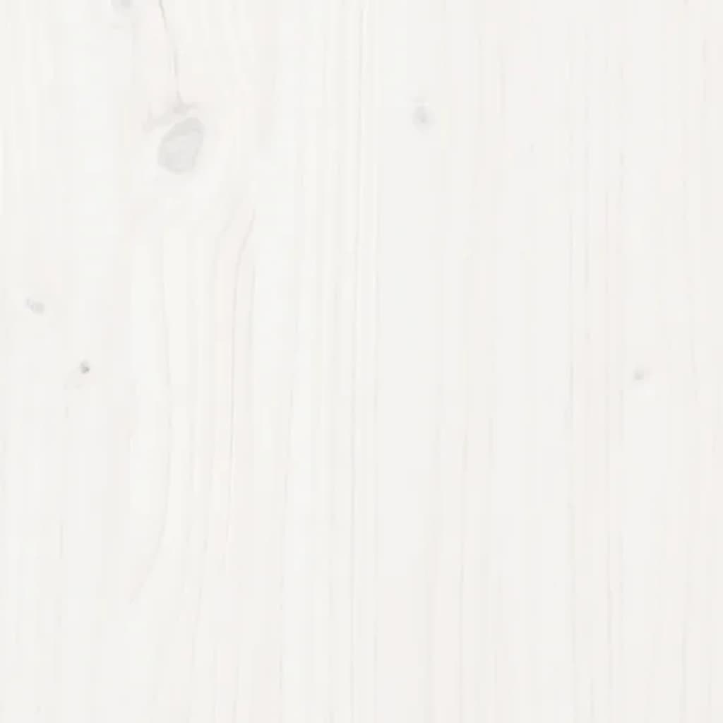 Cat Tree White 45,5x49x103 cm Solid Wood Pine