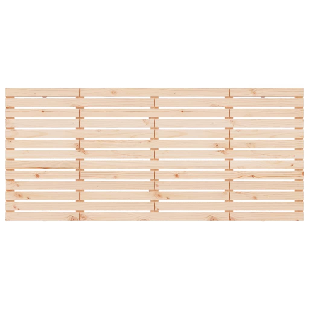 Wall Headboard 156 cm Solid Wood Pine