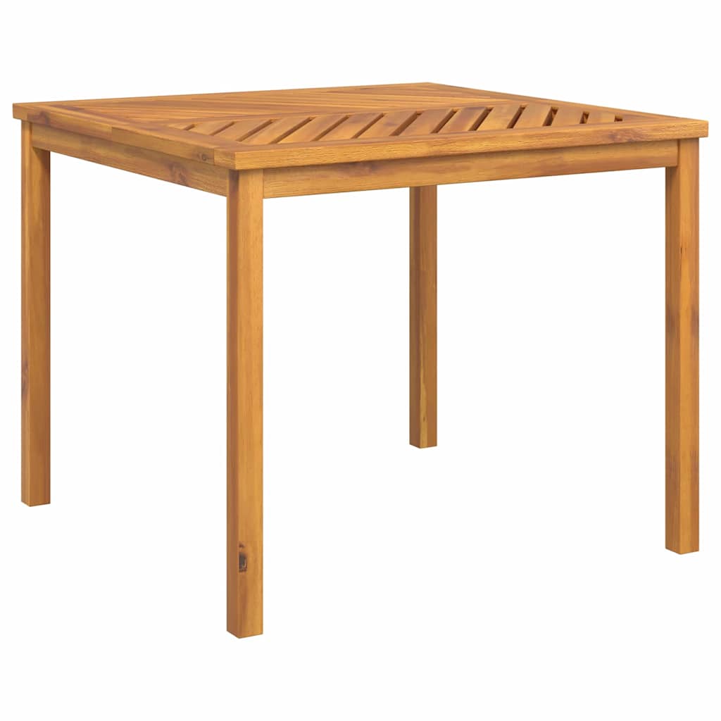 Garden Dining Set 5 pcs Brown Solid Acacia Wood