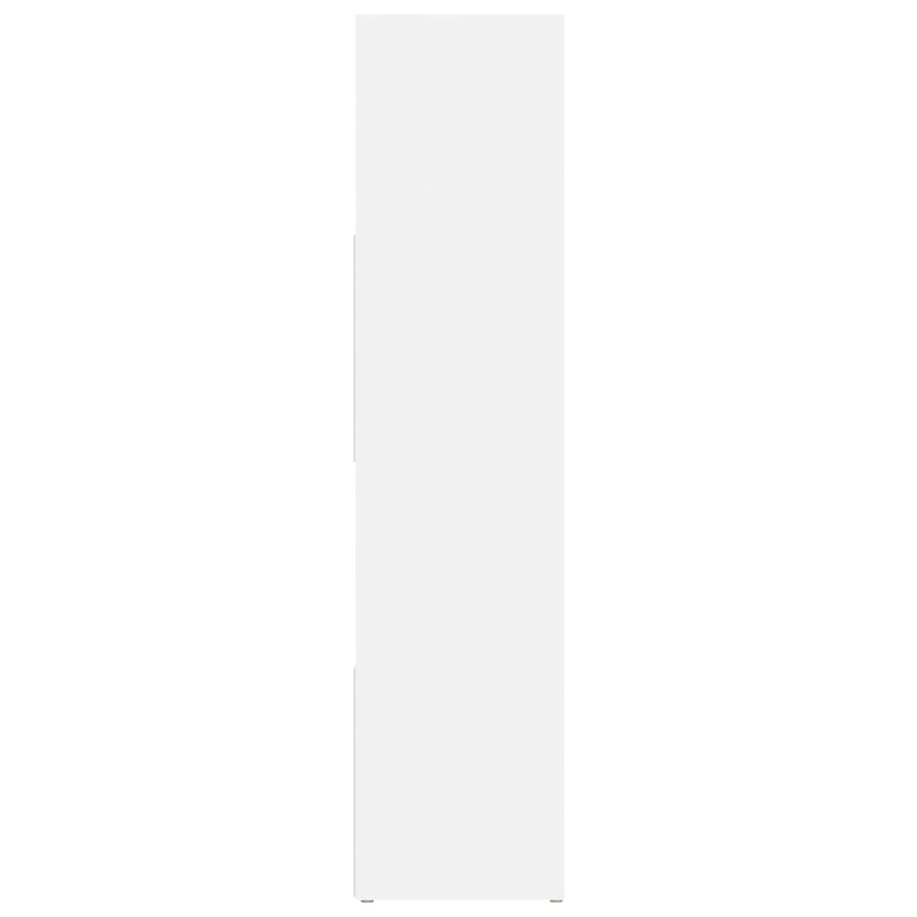 Book Cabinet/Room Divider White 105x24x102 cm