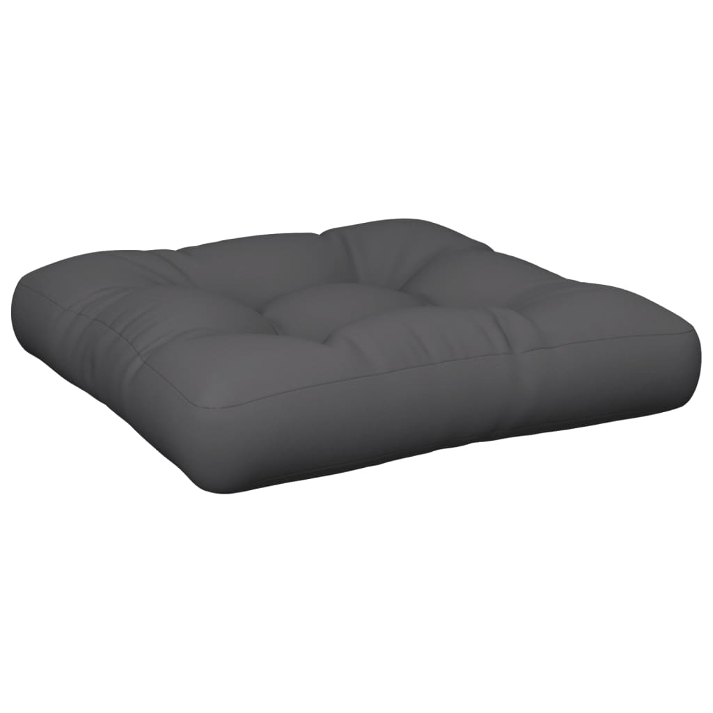 Pallet Cushion Anthracite 50x50x12 cm Fabric