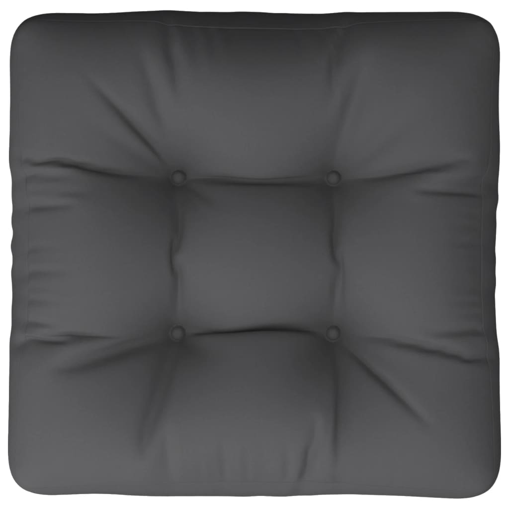 Pallet Cushion Anthracite 50x50x12 cm Fabric
