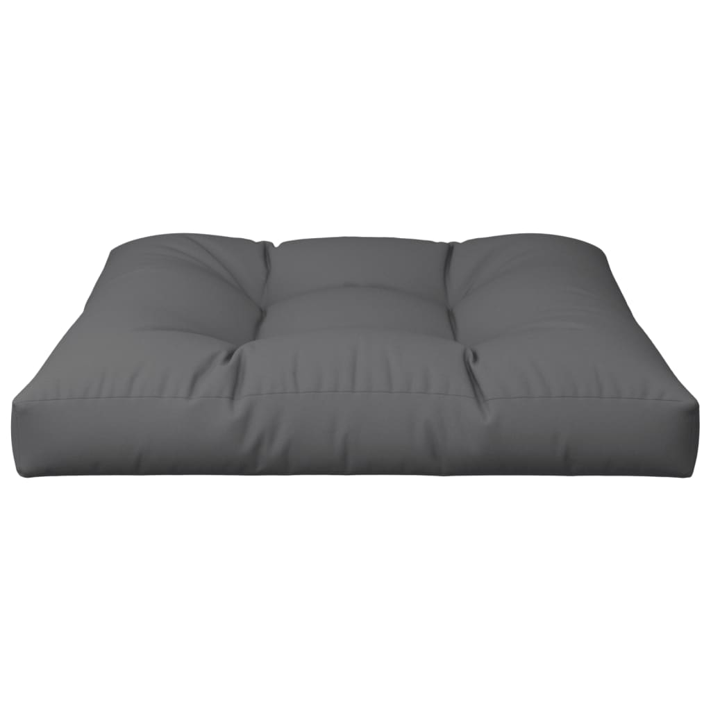 Pallet Cushion Anthracite 80x80x12 cm Fabric