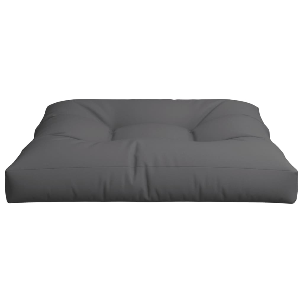 Pallet Cushion Anthracite 80x80x12 cm Fabric