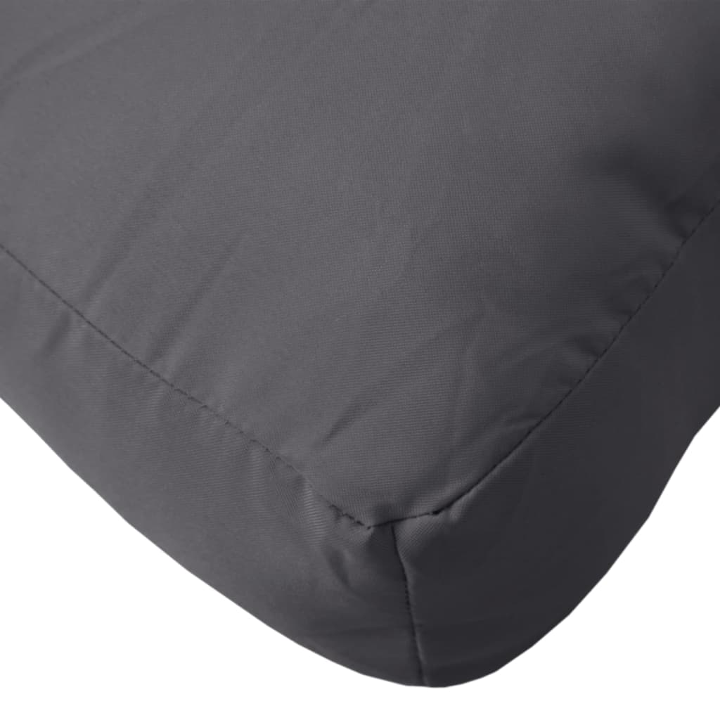 Pallet Cushion Anthracite 80x80x12 cm Fabric