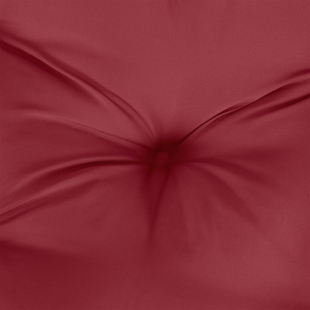 Pallet Cushions 2 pcs Wine Red Fabric