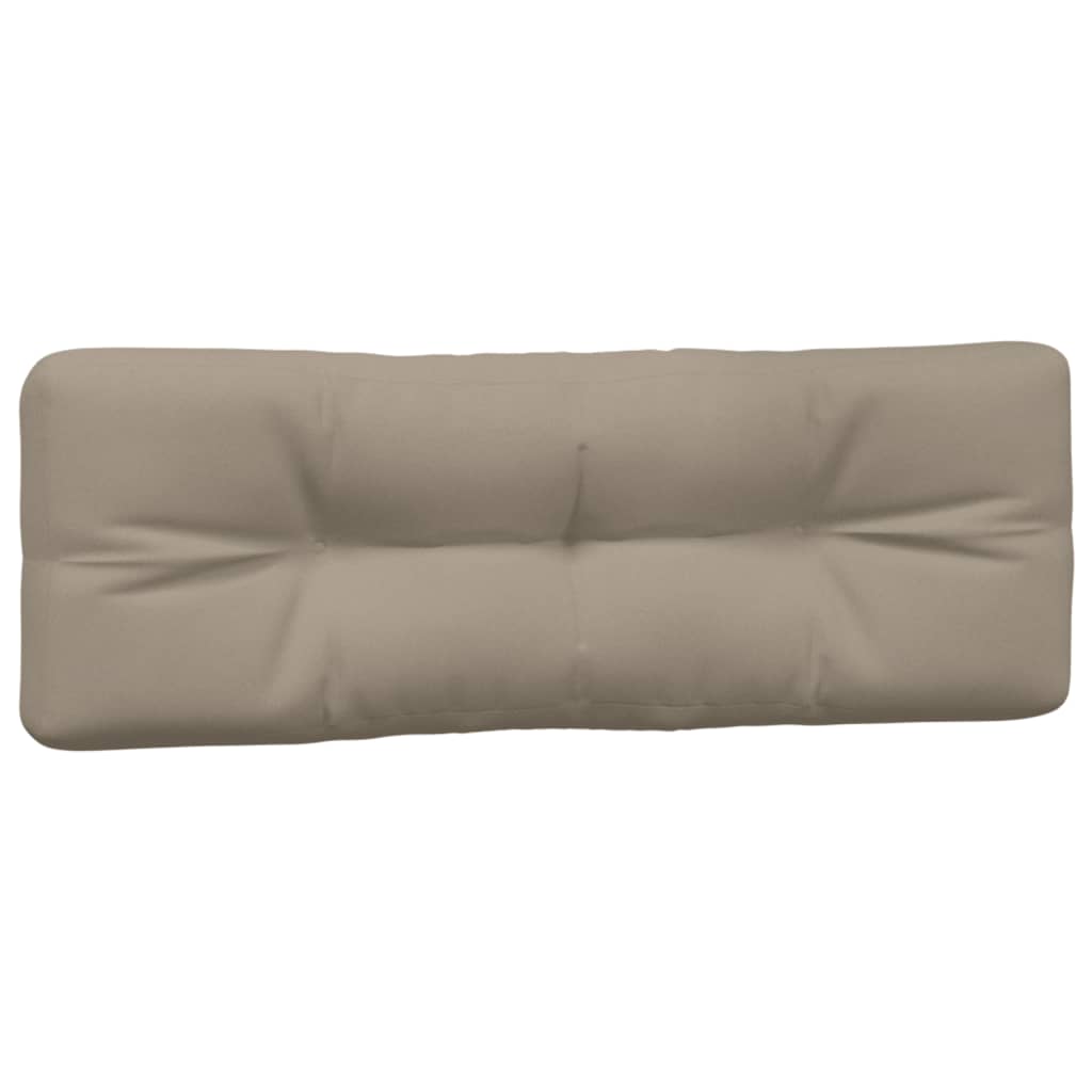 Pallet Cushions 2 pcs Taupe Fabric
