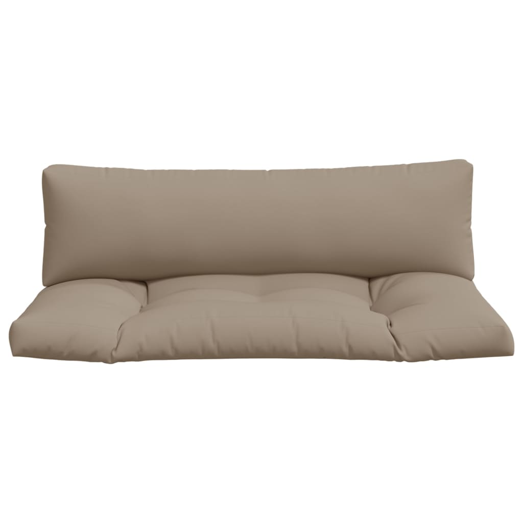 Pallet Cushions 2 pcs Taupe Fabric