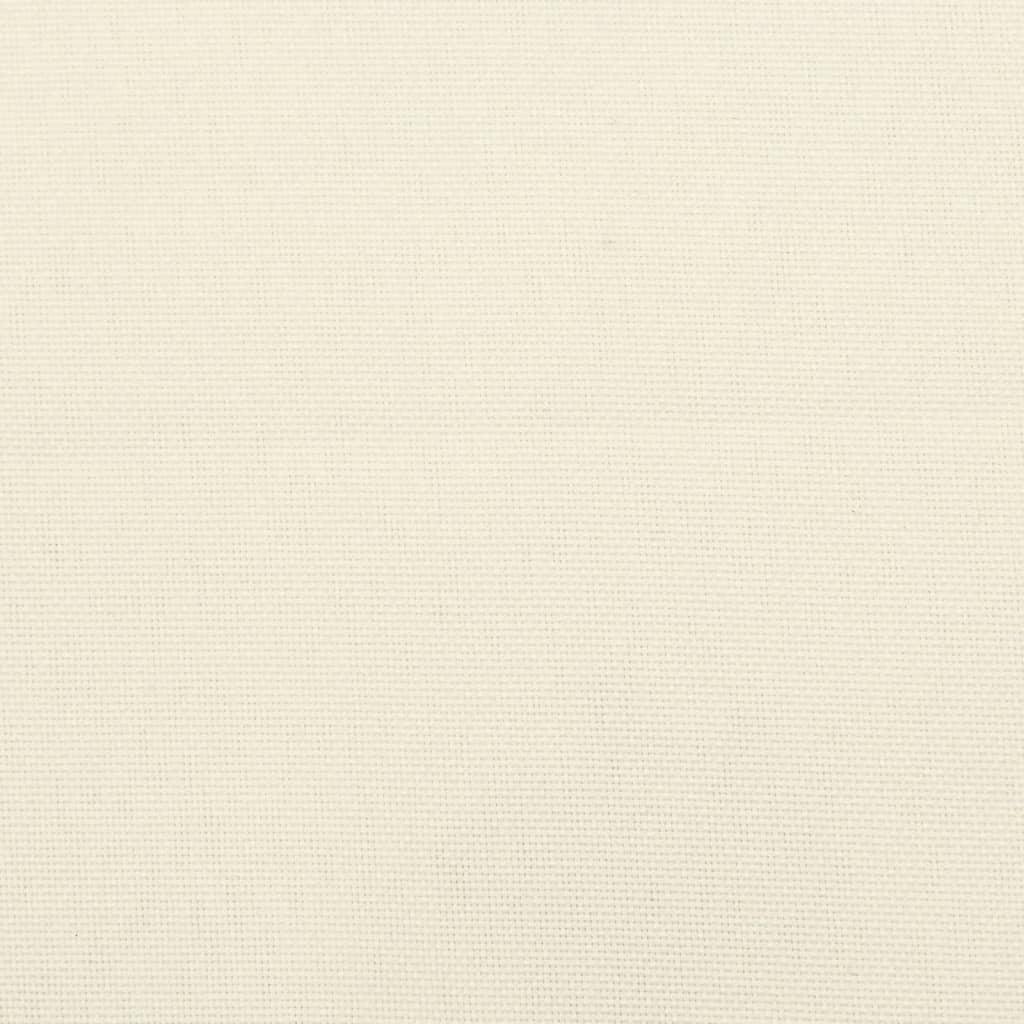 Garden Bench Cushions 2 pcs Cream White 120x50x7 cm Oxford Fabric