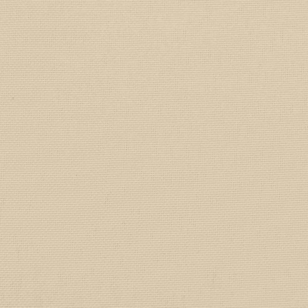 Garden Bench Cushions 2 pcs Beige 120x50x7 cm Oxford Fabric
