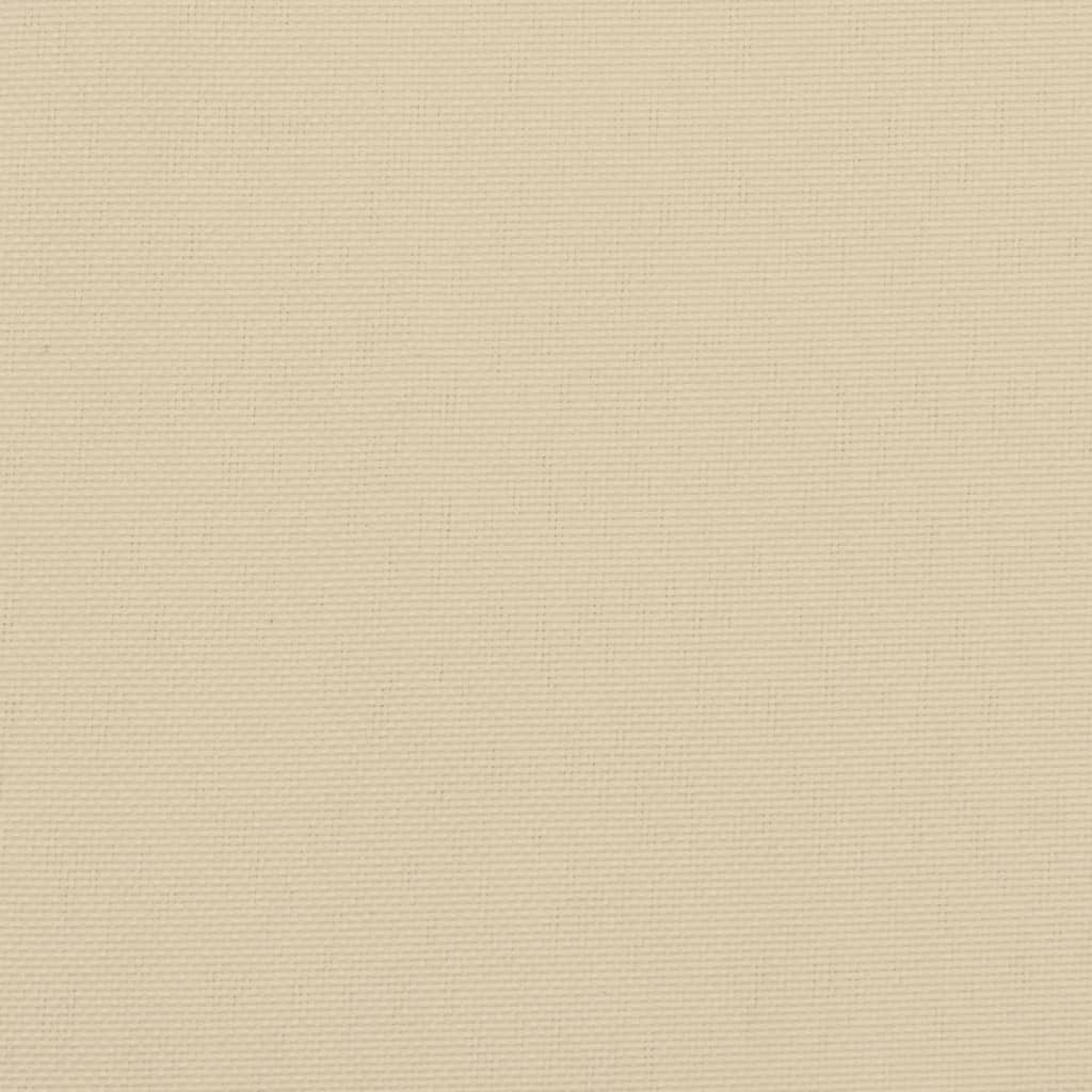 Garden Bench Cushions 2 pcs Beige 150x50x7 cm Oxford Fabric