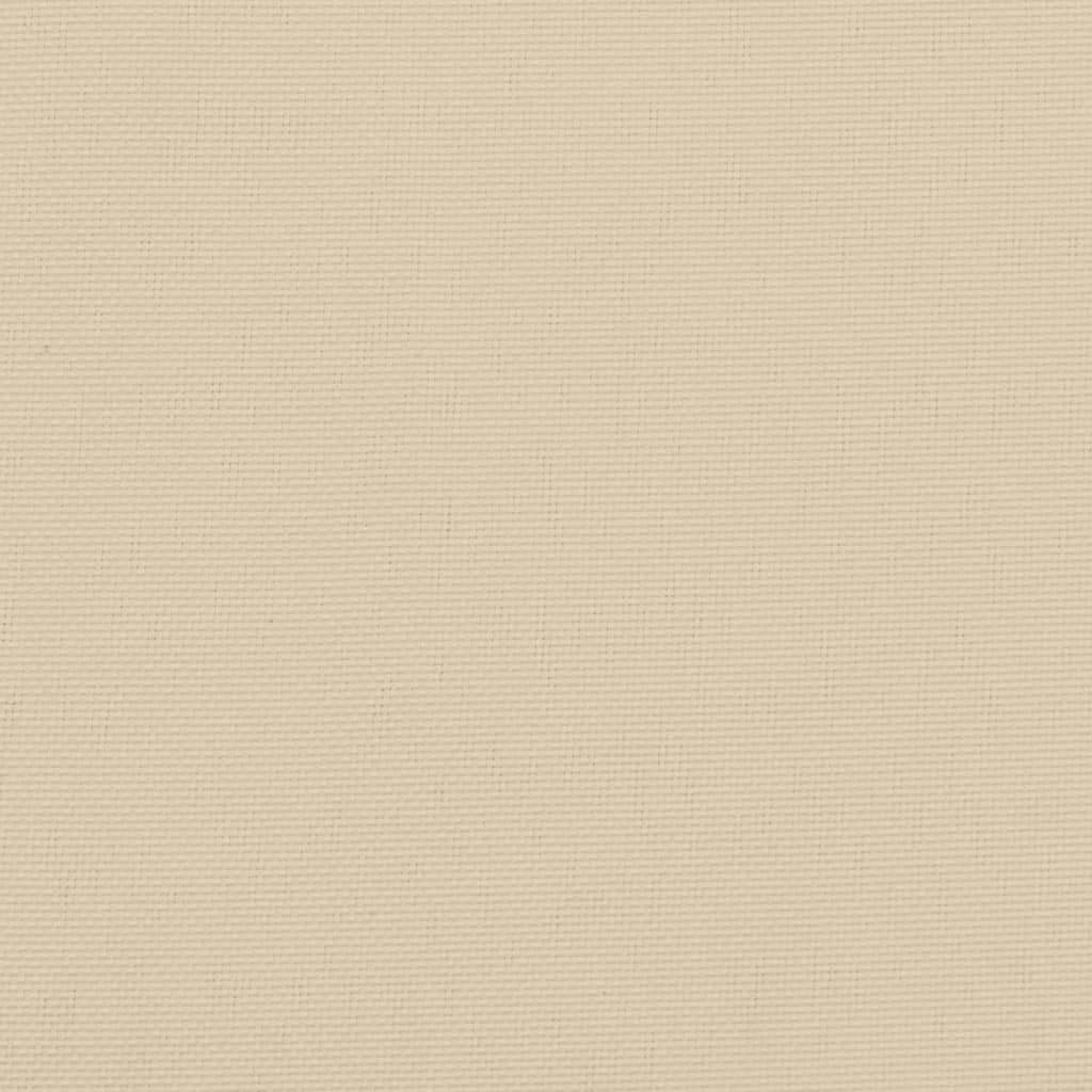 Garden Bench Cushions 2 pcs Beige 200x50x7 cm Oxford Fabric