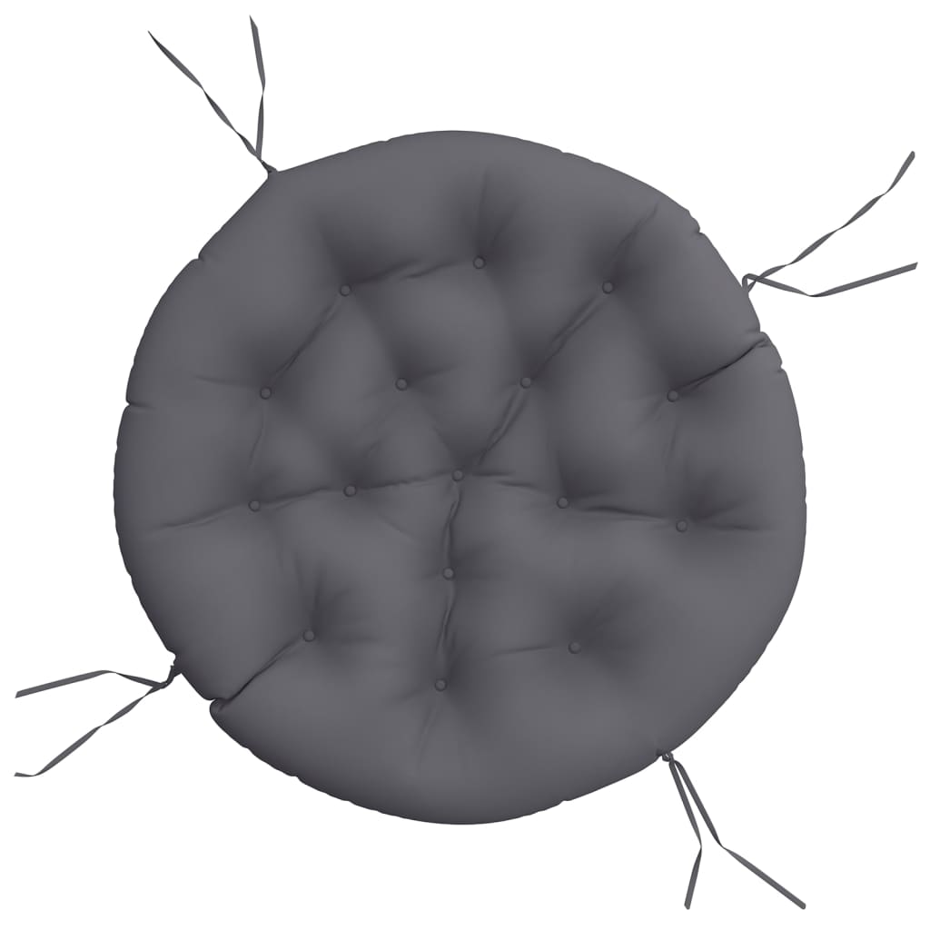 Round Cushion Anthracite Ø 100 x11 cm Oxford Fabric