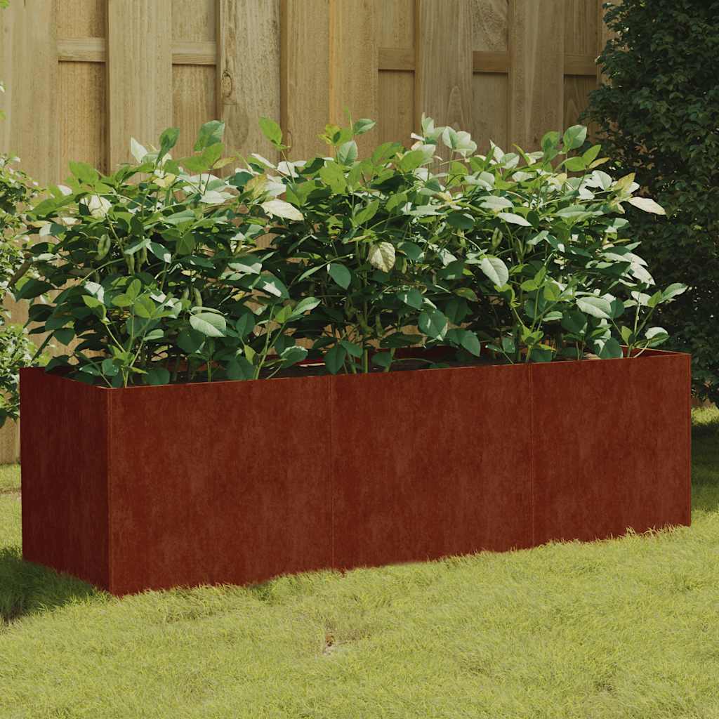 Garden Raised Bed 120x40x40 cm Corten Steel