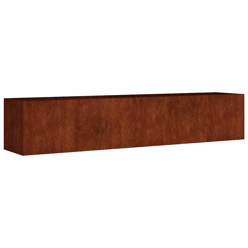 Garden Raised Bed 200x40x40 cm Corten Steel