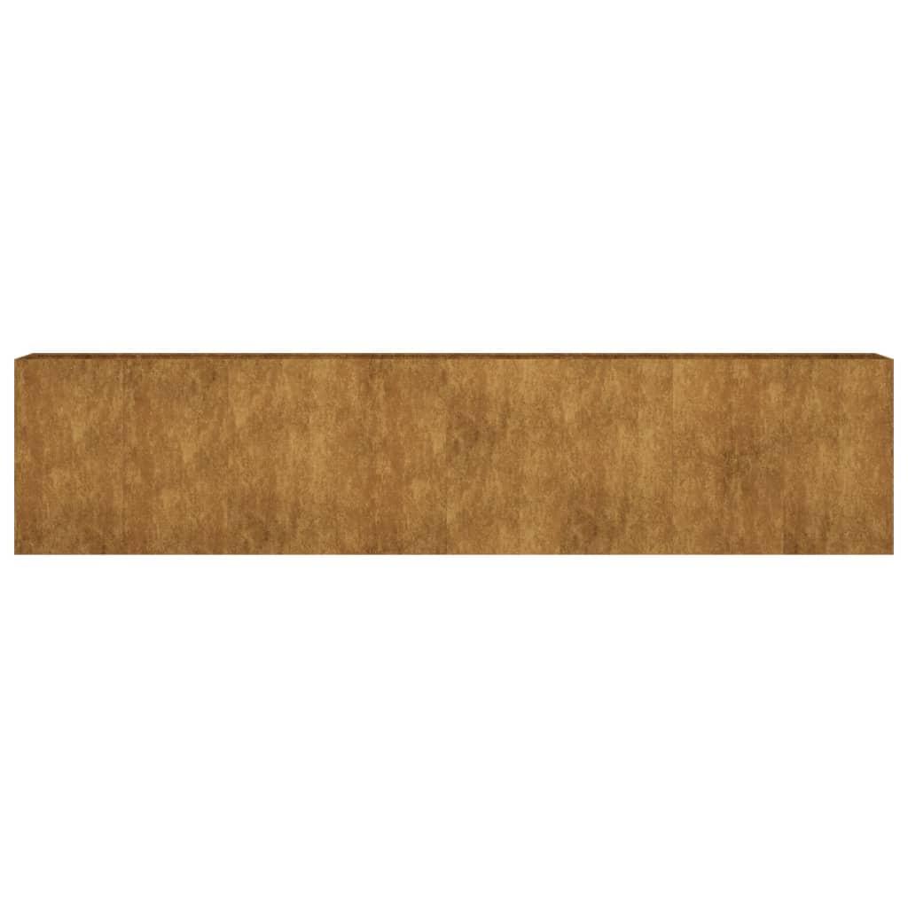 Garden Raised Bed 360x40x80 cm Corten Steel