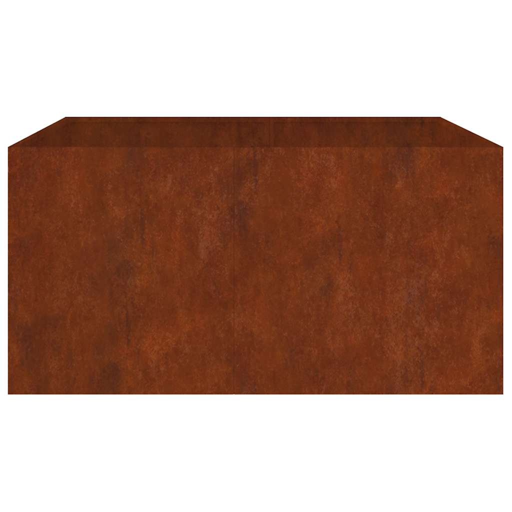 Planter 80x80x40 cm Corten Steel