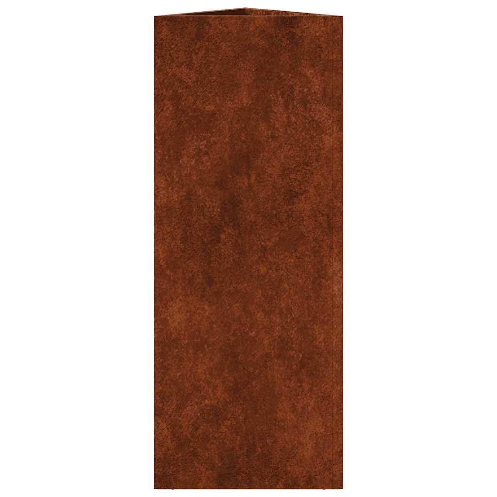 Garden Planter 30x26x75 cm Corten Steel