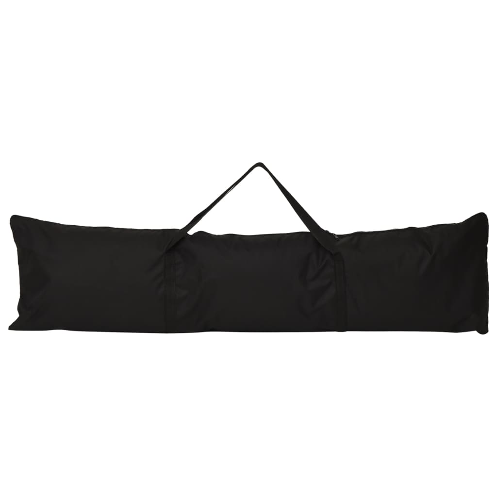 Portable Baseball Net Orange and Black 219x107x212 cm Steel and Polyester