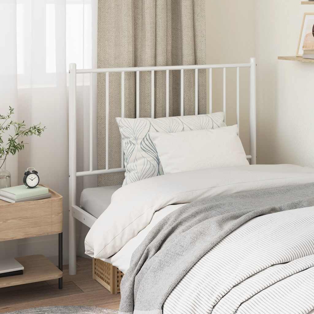 Metal Replace Headboard White 90 cm