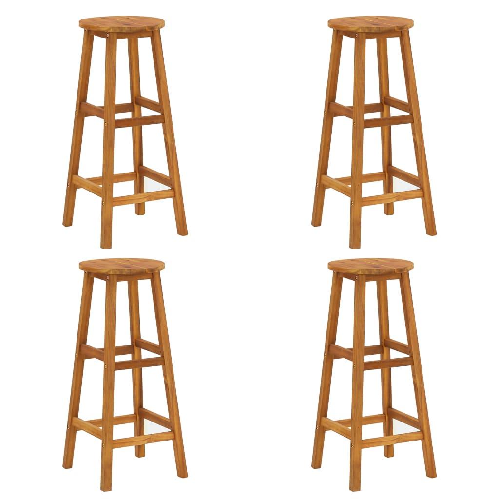 5 Piece Garden Bar Set Solid Wood Acacia