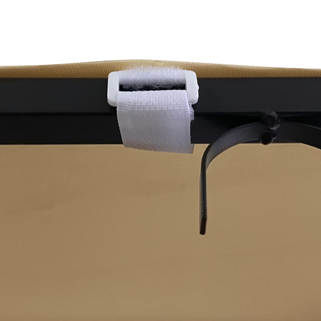 Canopy Taupe 2x2,3 m 180 g/m² Fabric and Steel