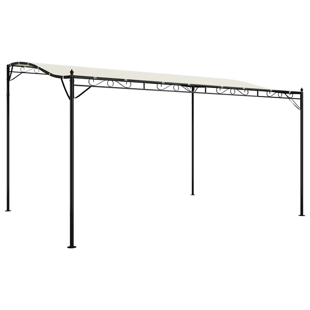 Canopy Cream 4x3 m 180 g/m² Fabric and Steel