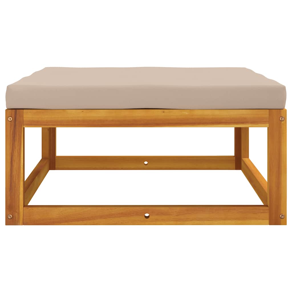 3 Piece Garden Lounge Set with Cushions Solid Wood Acacia