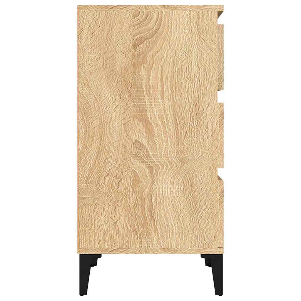 Bedside Cabinet Sonoma Oak 40x35x70 cm Engineered Wood