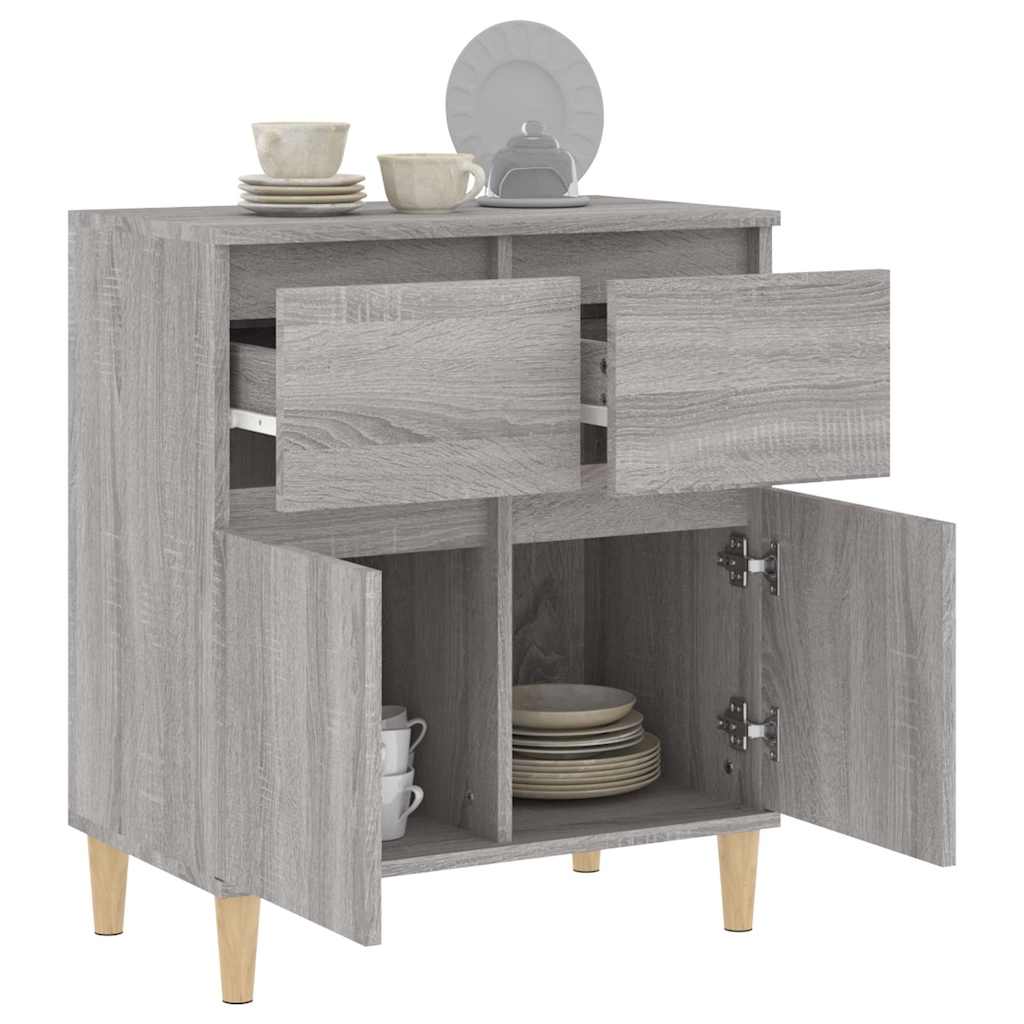 Sideboard Grey Sonoma 60x35x70 cm Engineered Wood
