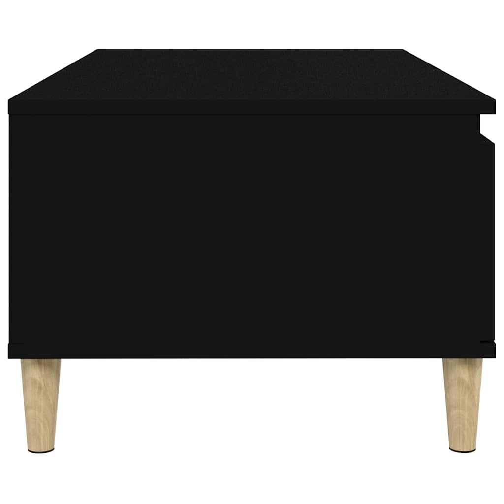 Coffee Table Black 90x50x36.5 cm Engineered Wood