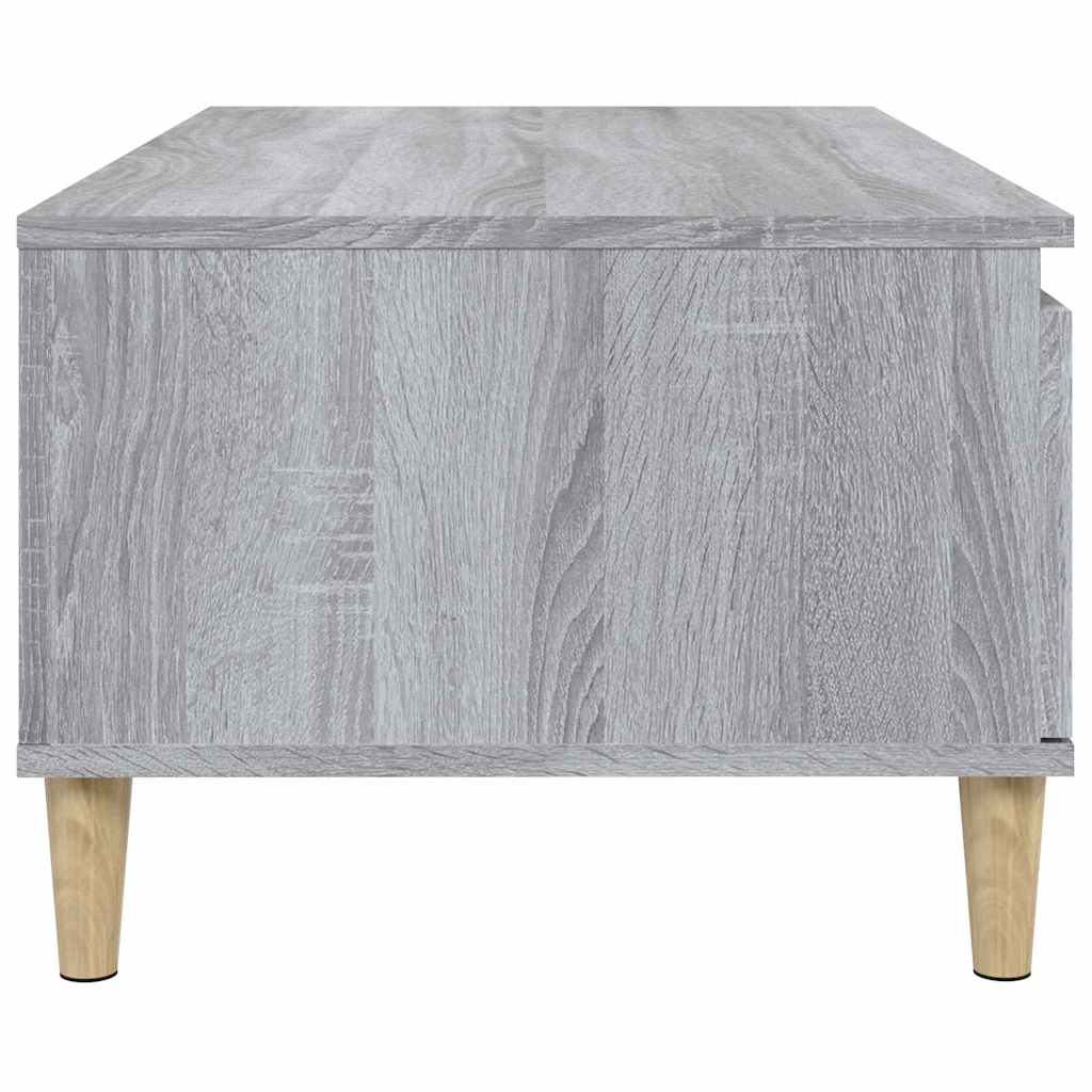 Coffee Table Grey Sonoma 90x50x36.5 cm Engineered Wood