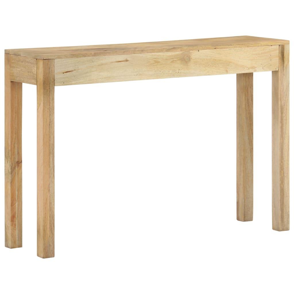 Console Table 110x30x75 cm Solid Bleached Wood Mango